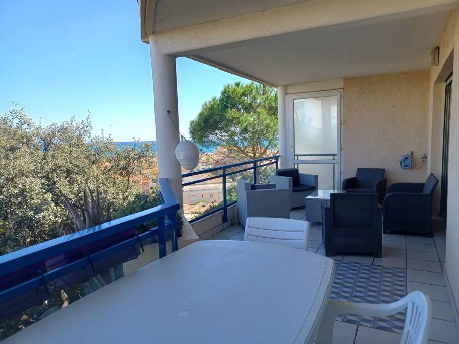 Plain-Pied, Terrasse, Piscine, Pleine Vue Mer, Plage A 6' A Pied, Parking, Wifi Fleury  Eksteriør billede