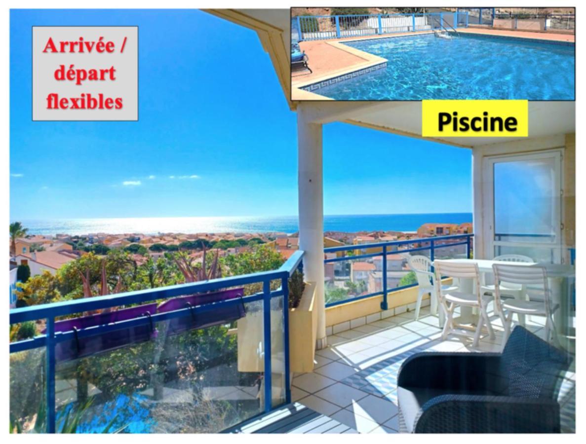 Plain-Pied, Terrasse, Piscine, Pleine Vue Mer, Plage A 6' A Pied, Parking, Wifi Fleury  Eksteriør billede